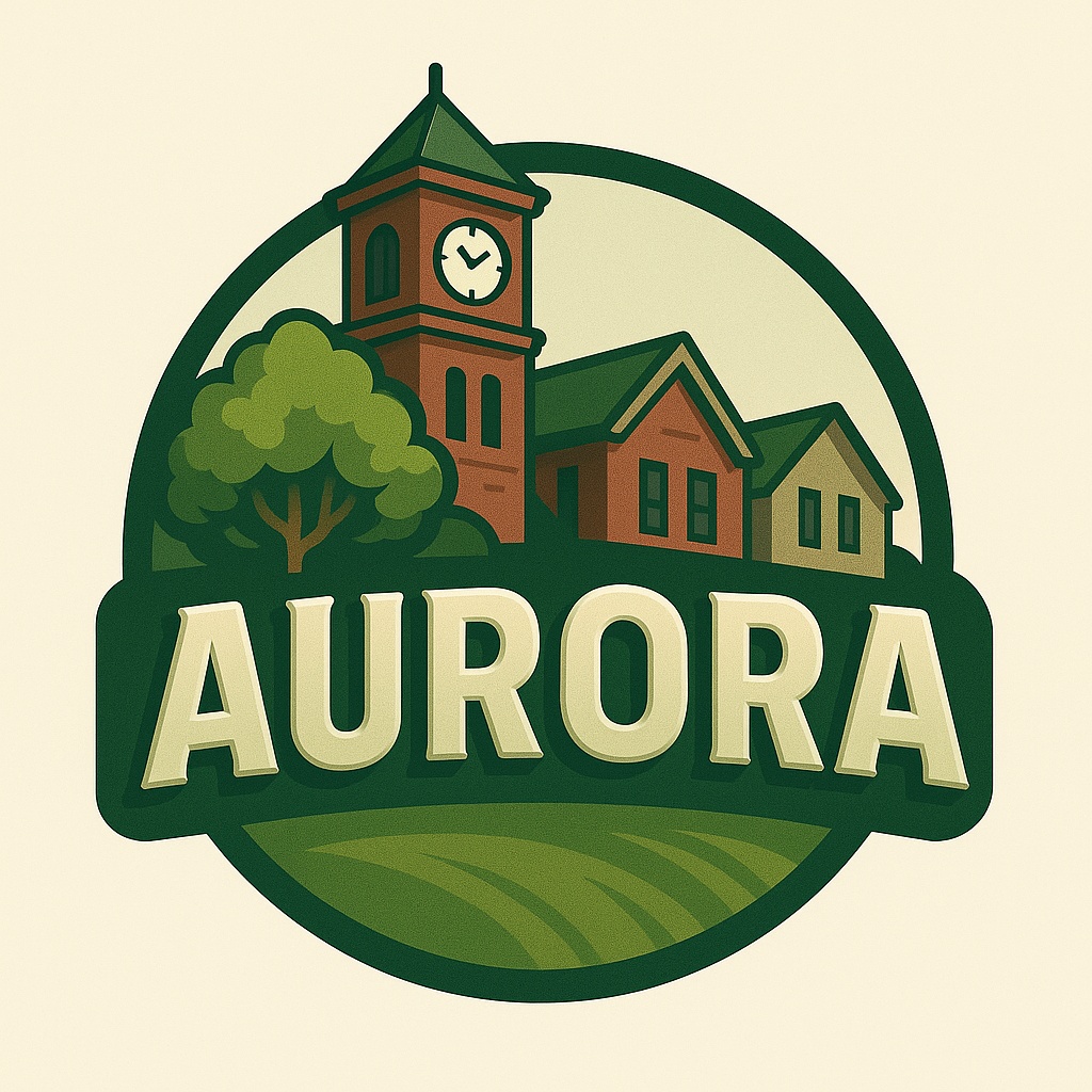 Mature residential streets in Aurora, Ontario