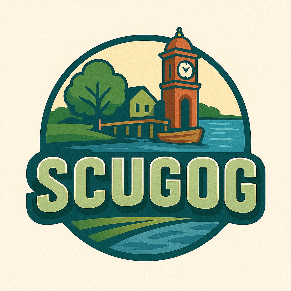 Port Perry waterfront and heritage downtown in Scugog, Ontario