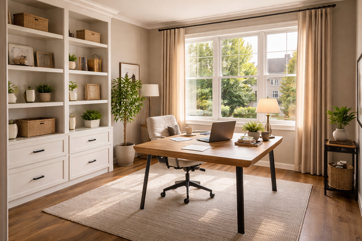 Home office in NorthSide GTA home